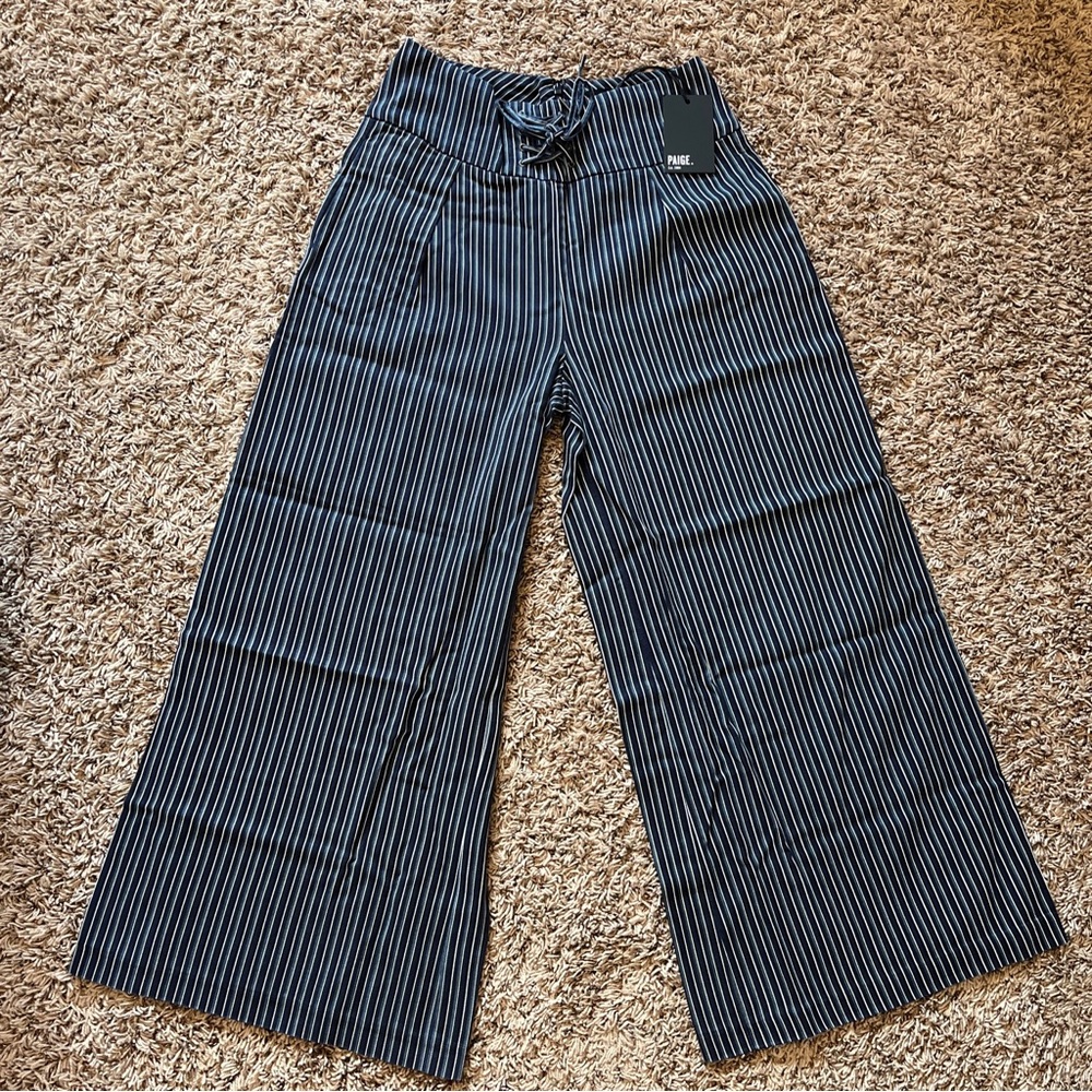 Womens Paige Charisma Pants NWT 2 Rich Navy